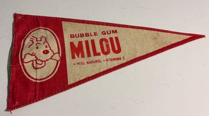 Tim und Struppi – Fanion: Bubble Gum Milou (franzö