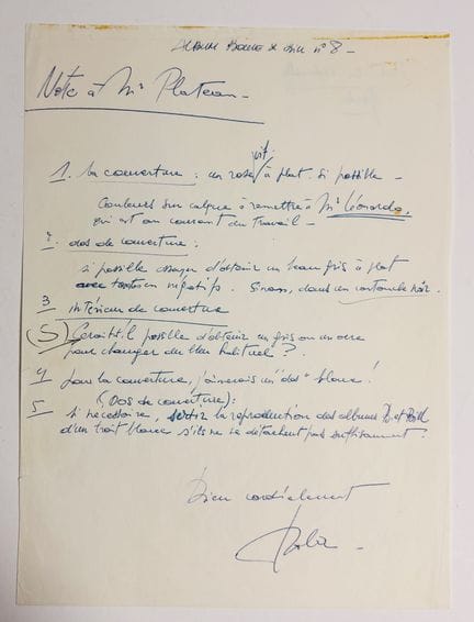 Roba - Handwritten letter: A historical letter in 