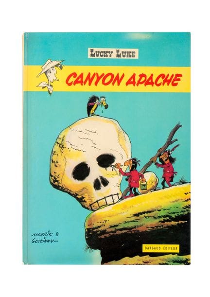 Lucky Luke - Apache Canyon, published by Dargaud. 