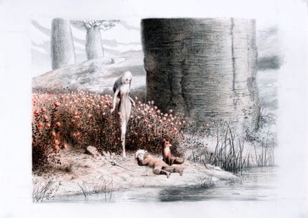 Gaëtan and Paul Brizzi, a set of 5 illustrations. 