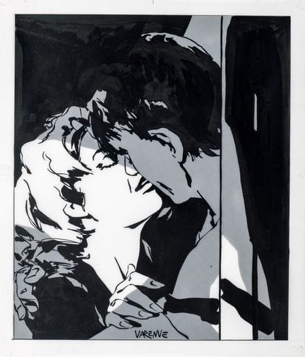 Varenne, an illustration in India ink and halftone