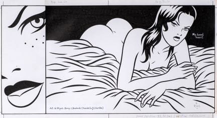 Walter Minus, Double illustration in India ink (sp