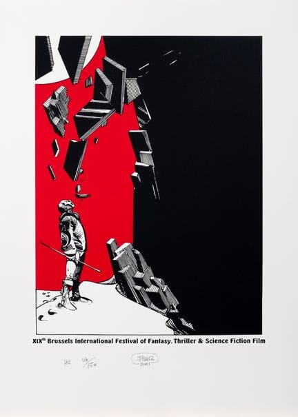Franz, silkscreen print from the 19th Brussels Fan