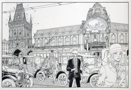 Carin, Victor Sackville, a large-format illustrati