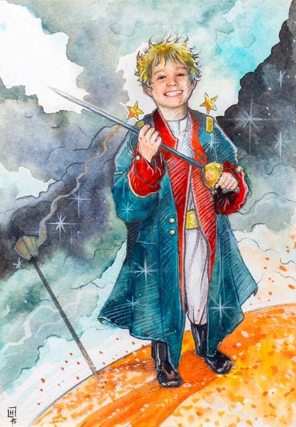 Le Hénanff, a watercolor illustration depicting th
