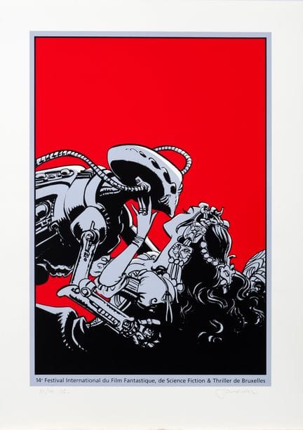 Mézières, silkscreen print from the 14th Brussels 