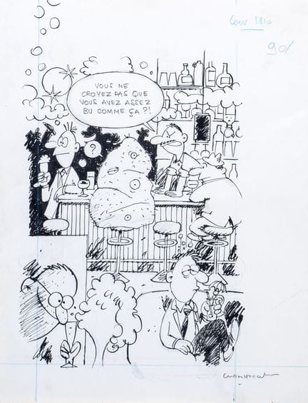 Cromheecke, an India ink illustration for the cove