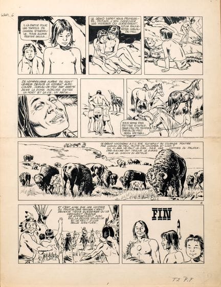 Cuvelier, Wapi, page 6 of the story “Wapi and the 