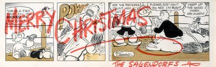 Sagendorf Bud, Popeye, a comic strip drawn in Indi