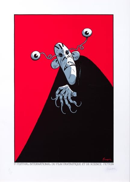 Franquin, silkscreen print from the 5th Brussels F
