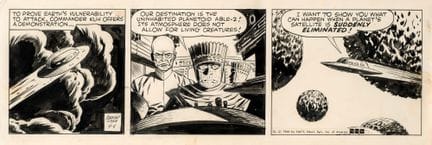 Tuska George, Buck Rogers, ink-and-pen strip publi