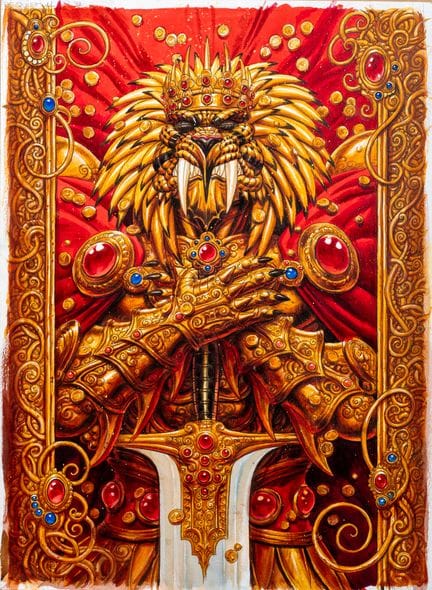 Ledroit, *Requiem Chevalier Vampire*, a gouache il