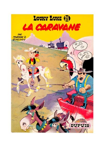 Lucky Luke 24 - The Caravan Original 1964 edition.