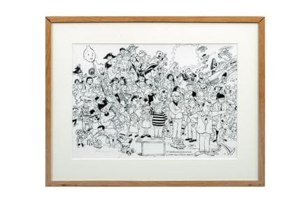 Godi - Zidrou, India ink illustration published in