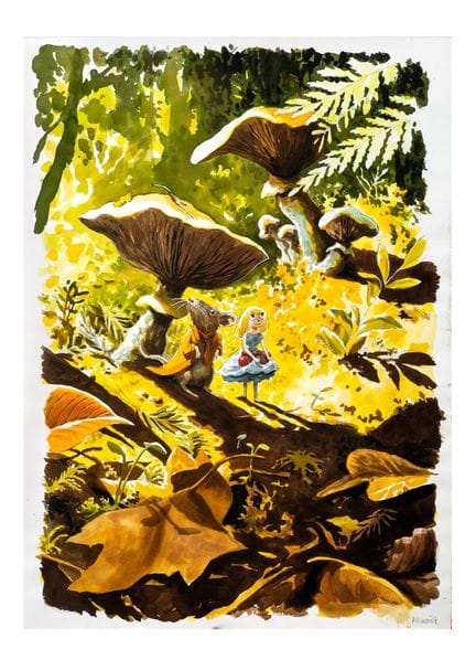 Kerascoët, „Jolies Ténèbres“, große Gouache-Illust