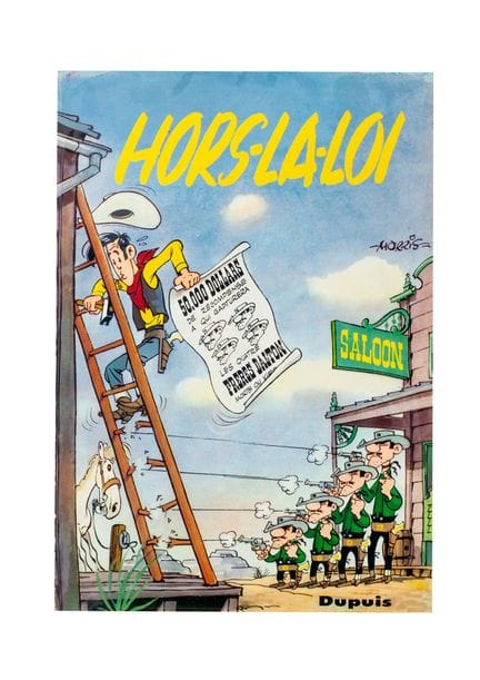 Lucky Luke 6 - Outlaw, 1961 edition. The comic boo