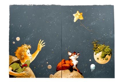 Frank Pé, an incredible illustration in acrylic, g