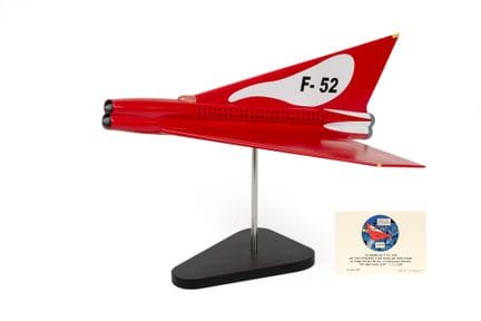 Chaland, Freddy Lombard, the F-52, resin and wood 