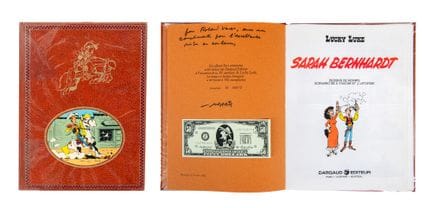 Lucky Luke - Sarah Bernhardt, a leather-bound edit