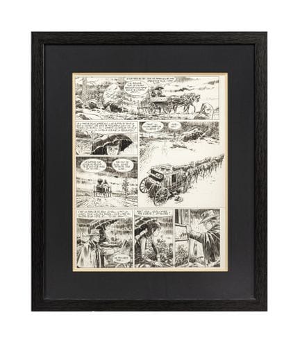 Hermann - Greg, Comanche, planche n°18 à l'encre d