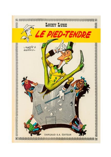 Lucky Luke - Le Pied-Tendre, published by Dargaud.