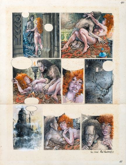 Hausman, Les Trois Cheveux blancs, planche n°40 à 