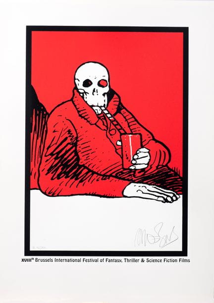 Moebius, silkscreen print from the 18th Brussels F