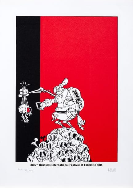 Midam, silkscreen print from the 24th Brussels Fan