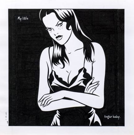 Walter Minus, Chinese ink illustration No. 3 title