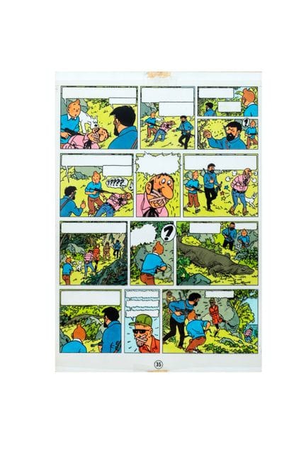 Hergé et Studios, Tim und Struppi, originale Malvo