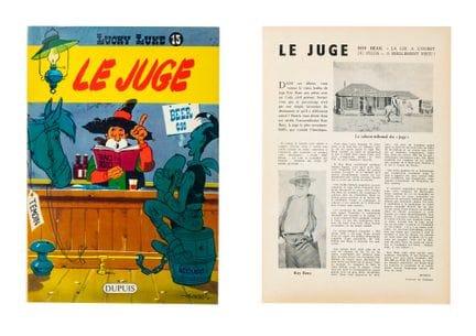 Lucky Luke 13 - The Judge
Original 1959 edition. A