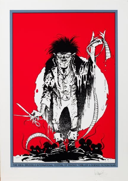 Vance, silkscreen print from the 13th Brussels Fan