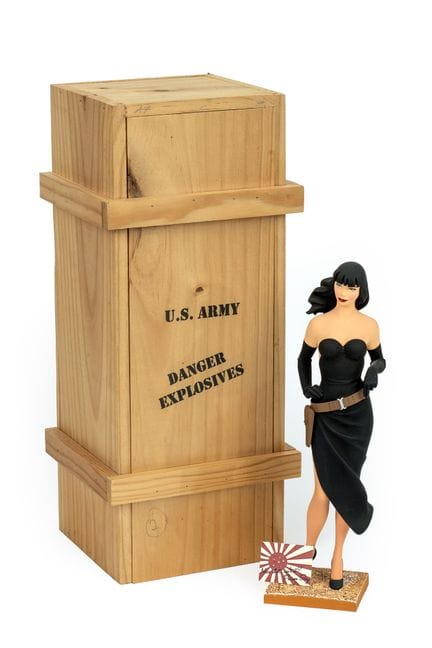 Berthet, Pin-Up, statuette en résine (Fariboles), 