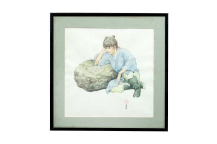 Vink, *The Mad Monk*, a watercolor illustration de