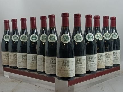 12 Bottles of CORTON Grand Cru Clos de la Vigne au