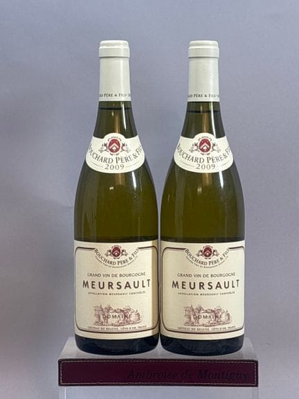 2 bottles of MEURSAULT 2009 - BOUCHARD Père &amp; 