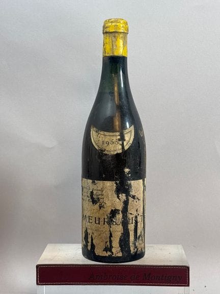 1 Bottle of MEURSAULT 1953 - Raoul CLERGET
Label i