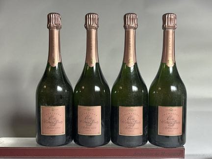 4 Bouteilles CHAMPAGNE DEUTZ Rosé"Cuvée William De