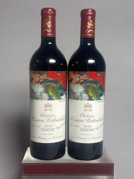 2 Flaschen Château MOUTON ROTHSCHILD 2015 – 1er GC