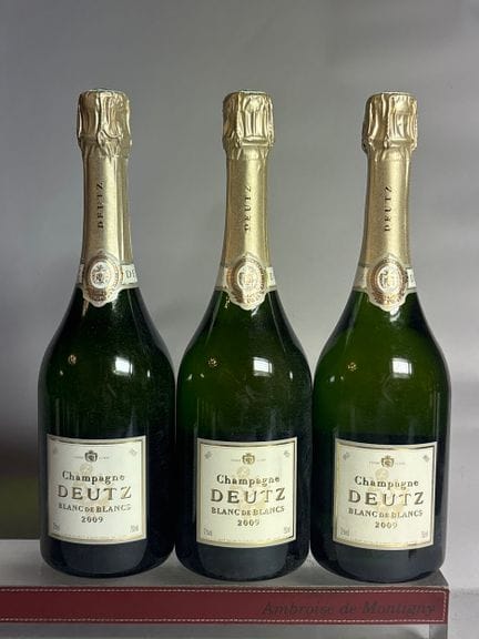 3 Bouteilles CHAMPAGNE DEUTZ 2009