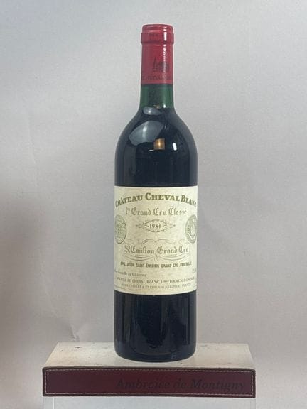 1 bottle of Château CHEVAL BLANC 1986 - 1er Grand 