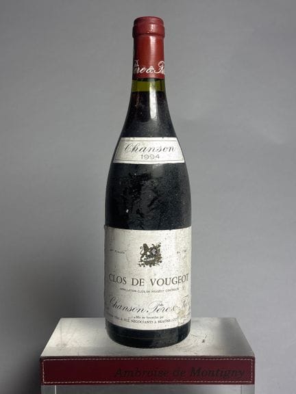 1 bottle of CLOS de VOUGEOT Grand Cru 1994 - CHANS