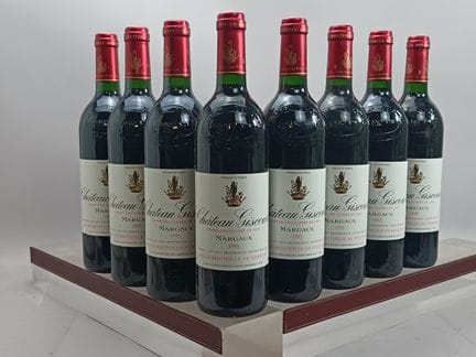 8 Bottles Château GISCOURS 1995 - 3rd Gcc Margaux