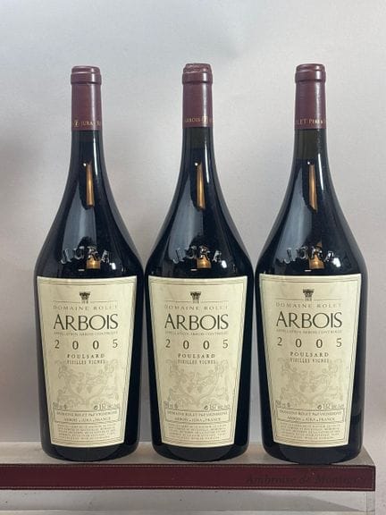 3 Magnum ARBOIS "Poulsard" 2005 - Domaine ROLET