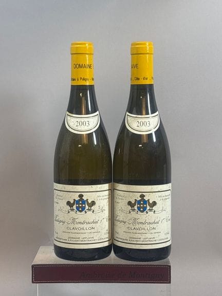 2 Bottles of PULIGNY-MONTRACHET 1er Cru, Clavoillo