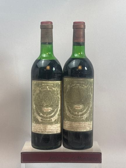 2 bottles of Château PICHON LONGUEVILLE au BARON 1