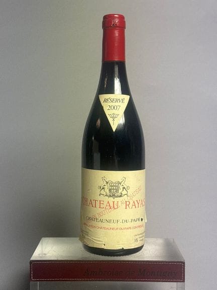 1 bottiglia di Château RAYAS 2007 - CHÂTEAUNEUF du