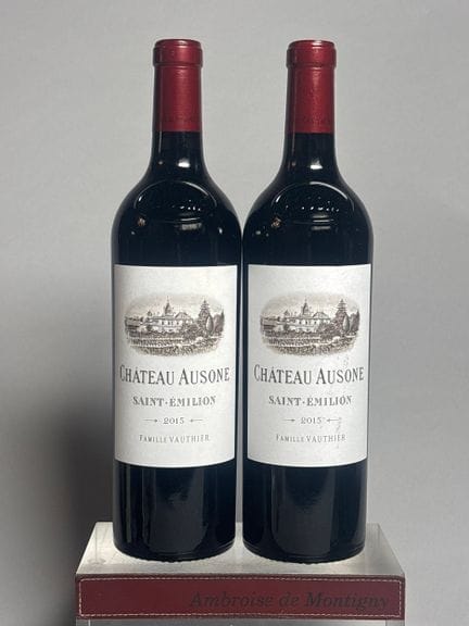 2 Bottles of Château Ausone 2015 - First Growth, S