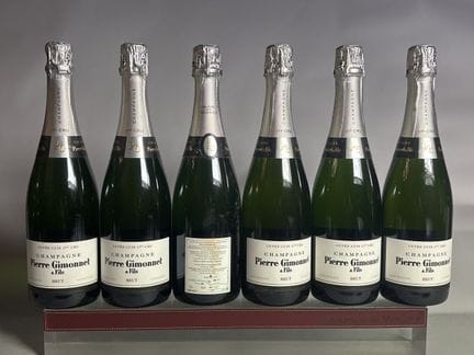 6 Bouteilles CHAMPAGNE Cuis 1er Cru" - Pierre GIMM
