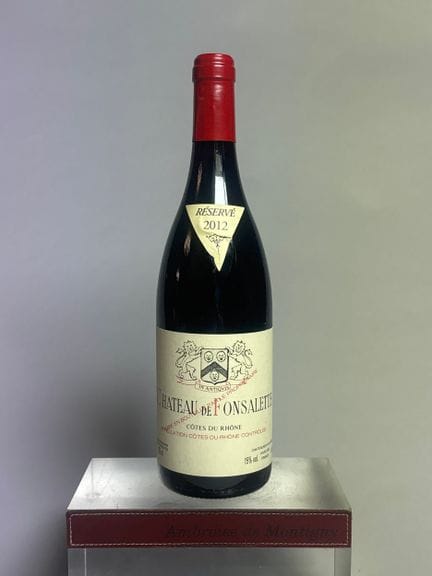 1 bottiglia di RAYAS Ch. de FONSALETTE 2012 - Côte